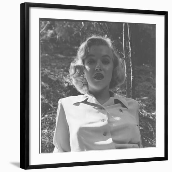 Marilyn Monroe in California-Ed Clark-Framed Photographic Print