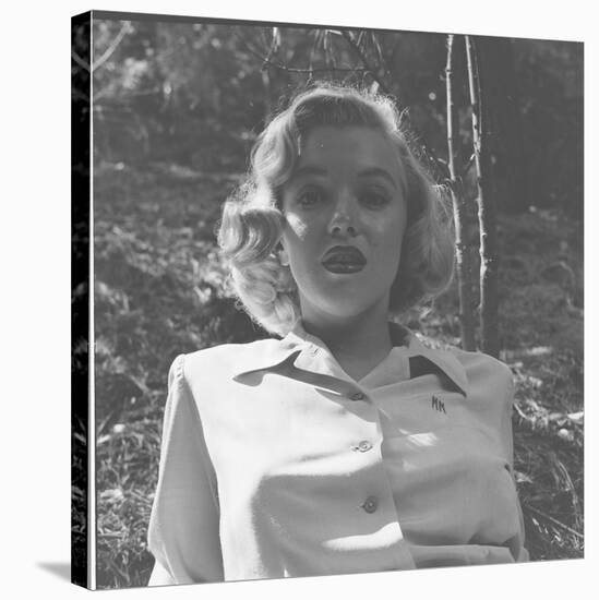 Marilyn Monroe in California-Ed Clark-Stretched Canvas