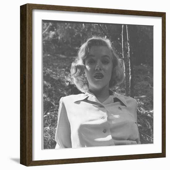 Marilyn Monroe in California-Ed Clark-Framed Photographic Print