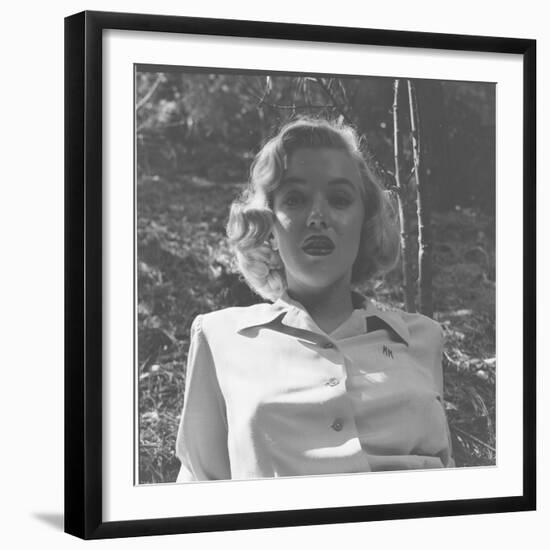 Marilyn Monroe in California-Ed Clark-Framed Photographic Print