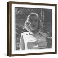 Marilyn Monroe in California-Ed Clark-Framed Photographic Print