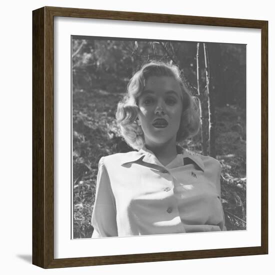 Marilyn Monroe in California-Ed Clark-Framed Photographic Print