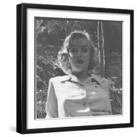 Marilyn Monroe in California-Ed Clark-Framed Photographic Print