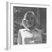 Marilyn Monroe in California-Ed Clark-Framed Photographic Print