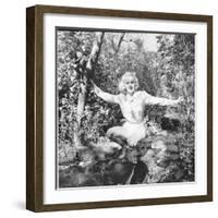 Marilyn Monroe in California-Ed Clark-Framed Photographic Print