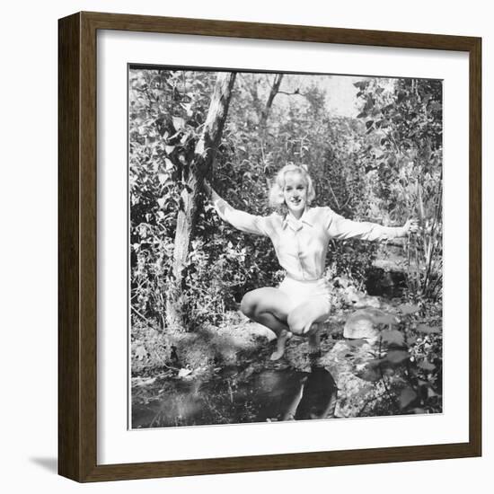 Marilyn Monroe in California-Ed Clark-Framed Photographic Print