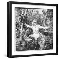 Marilyn Monroe in California-Ed Clark-Framed Photographic Print