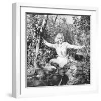 Marilyn Monroe in California-Ed Clark-Framed Photographic Print