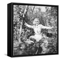 Marilyn Monroe in California-Ed Clark-Framed Stretched Canvas