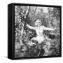 Marilyn Monroe in California-Ed Clark-Framed Stretched Canvas