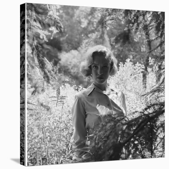 Marilyn Monroe in California-Ed Clark-Stretched Canvas