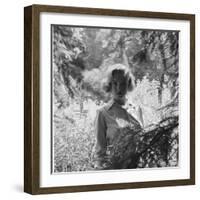 Marilyn Monroe in California-Ed Clark-Framed Premium Photographic Print