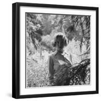 Marilyn Monroe in California-Ed Clark-Framed Photographic Print