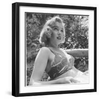 Marilyn Monroe in California-Ed Clark-Framed Premium Photographic Print