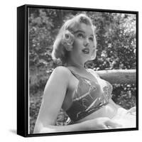 Marilyn Monroe in California-Ed Clark-Framed Stretched Canvas