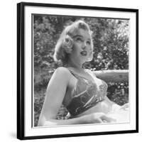 Marilyn Monroe in California-Ed Clark-Framed Photographic Print