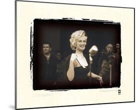 Marilyn Monroe In Korea-British Pathe-Mounted Giclee Print