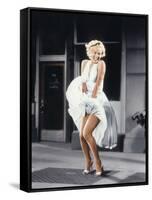 Marilyn Monroe in 'The Seven Year Itch', 1955-null-Framed Stretched Canvas