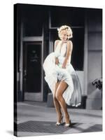 Marilyn Monroe in 'The Seven Year Itch', 1955-null-Stretched Canvas