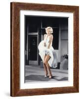 Marilyn Monroe in 'The Seven Year Itch', 1955-null-Framed Photo