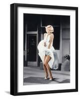 Marilyn Monroe in 'The Seven Year Itch', 1955-null-Framed Photo