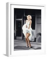 Marilyn Monroe in 'The Seven Year Itch', 1955-null-Framed Photo