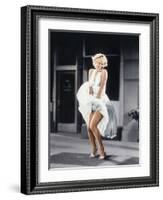 Marilyn Monroe in 'The Seven Year Itch', 1955-null-Framed Photo