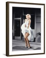 Marilyn Monroe in 'The Seven Year Itch', 1955-null-Framed Photo