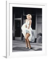 Marilyn Monroe in 'The Seven Year Itch', 1955-null-Framed Photo