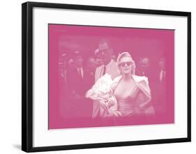 Marilyn Monroe IX In Colour-British Pathe-Framed Giclee Print