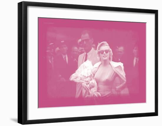 Marilyn Monroe IX In Colour-British Pathe-Framed Giclee Print