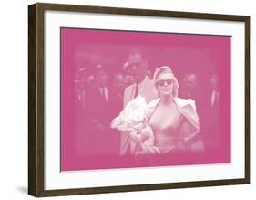 Marilyn Monroe IX In Colour-British Pathe-Framed Giclee Print