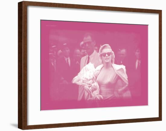 Marilyn Monroe IX In Colour-British Pathe-Framed Giclee Print