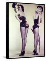 Marilyn Monroe, Jane Russell "Gentlemen Prefer Blondes" 1953, Directed by Howard Hawks-null-Framed Stretched Canvas
