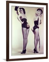 Marilyn Monroe, Jane Russell "Gentlemen Prefer Blondes" 1953, Directed by Howard Hawks-null-Framed Photographic Print