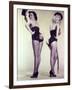 Marilyn Monroe, Jane Russell "Gentlemen Prefer Blondes" 1953, Directed by Howard Hawks-null-Framed Photographic Print