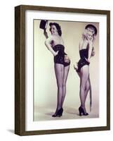 Marilyn Monroe, Jane Russell "Gentlemen Prefer Blondes" 1953, Directed by Howard Hawks-null-Framed Photographic Print