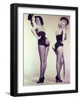 Marilyn Monroe, Jane Russell "Gentlemen Prefer Blondes" 1953, Directed by Howard Hawks-null-Framed Photographic Print