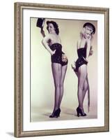 Marilyn Monroe, Jane Russell "Gentlemen Prefer Blondes" 1953, Directed by Howard Hawks-null-Framed Photographic Print