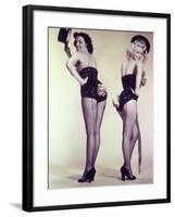 Marilyn Monroe, Jane Russell "Gentlemen Prefer Blondes" 1953, Directed by Howard Hawks-null-Framed Photographic Print