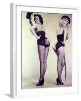 Marilyn Monroe, Jane Russell "Gentlemen Prefer Blondes" 1953, Directed by Howard Hawks-null-Framed Photographic Print