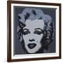 Marilyn Monroe (Marilyn), 1967 (black)-Andy Warhol-Framed Art Print