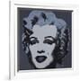 Marilyn Monroe (Marilyn), 1967 (black)-Andy Warhol-Framed Art Print