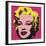 Marilyn Monroe (Marilyn), 1967 (hot pink)-Andy Warhol-Framed Art Print