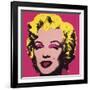 Marilyn Monroe (Marilyn), 1967 (hot pink)-Andy Warhol-Framed Art Print