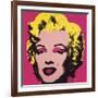 Marilyn Monroe (Marilyn), 1967 (hot pink)-Andy Warhol-Framed Art Print