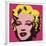 Marilyn Monroe (Marilyn), 1967 (hot pink)-Andy Warhol-Framed Art Print