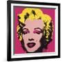 Marilyn Monroe (Marilyn), 1967 (hot pink)-Andy Warhol-Framed Art Print