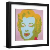 Marilyn Monroe (Marilyn), 1967 (pale pink)-Andy Warhol-Framed Art Print