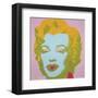 Marilyn Monroe (Marilyn), 1967 (pale pink)-Andy Warhol-Framed Art Print